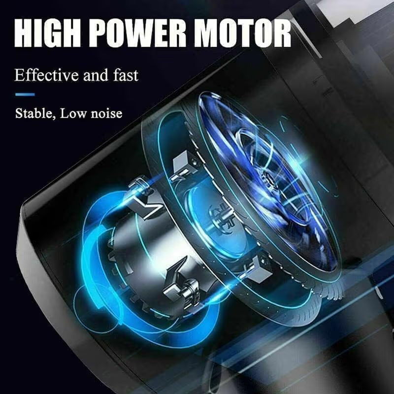 Mini Powerful Wireless Vacuum Cleaner – 2-in-1 Handheld Car & Home Dust Cleaner