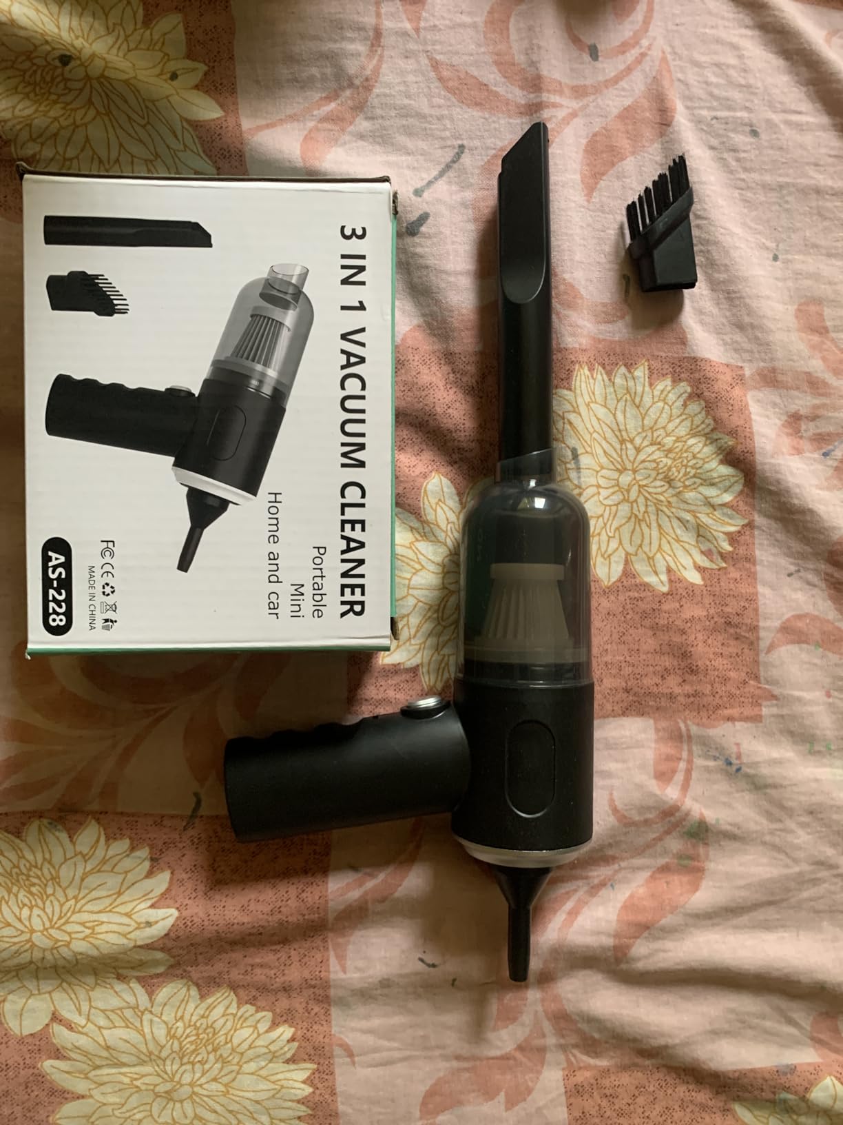 Mini Powerful Wireless Vacuum Cleaner – 2-in-1 Handheld Car & Home Dust Cleaner